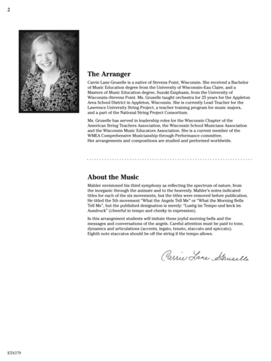 What the Angels Tell Me: Score String Orchestra scores gallery preview page 2
