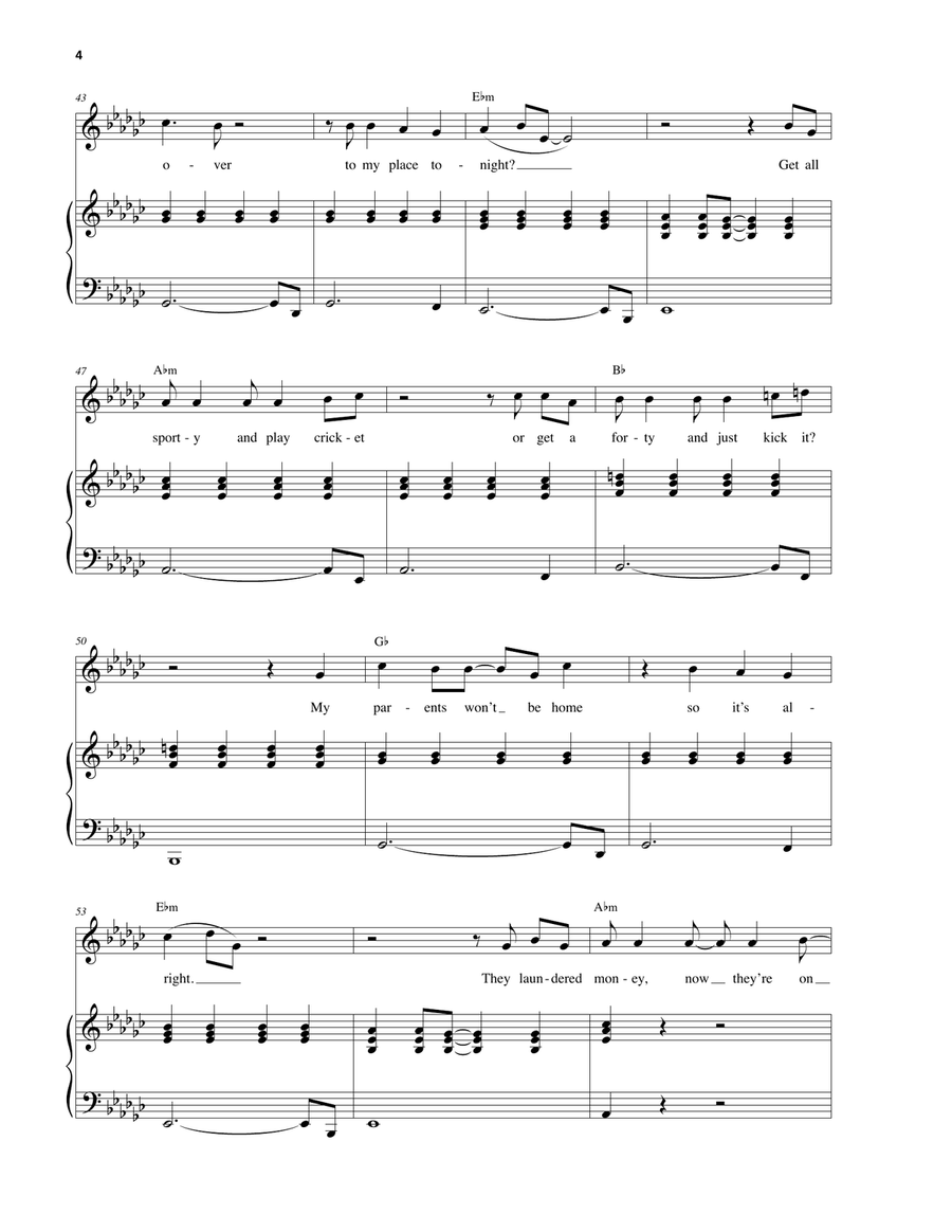 Upgrade (from Be More Chill) Piano, Vocal scores gallery preview page 4