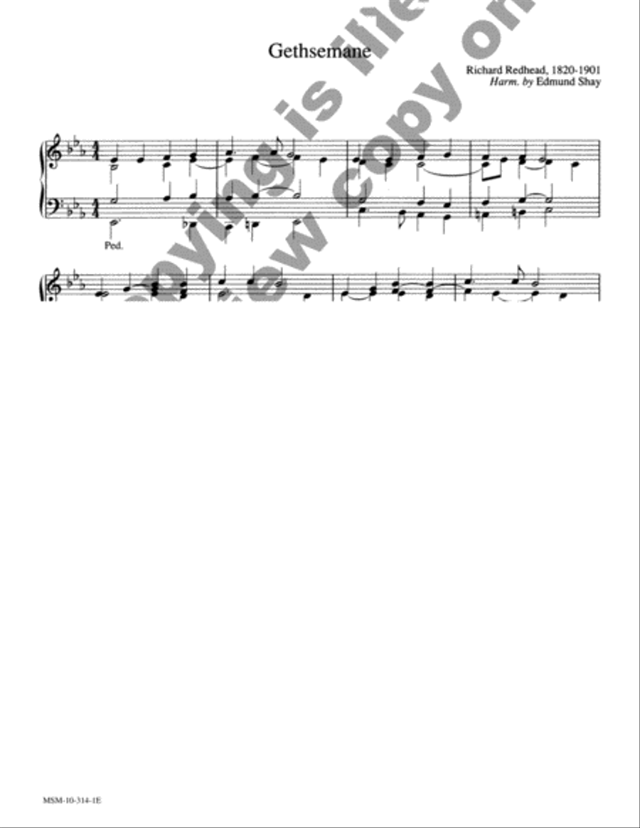 Hymn Harmonizations, Set 3 Organ scores gallery preview page 31