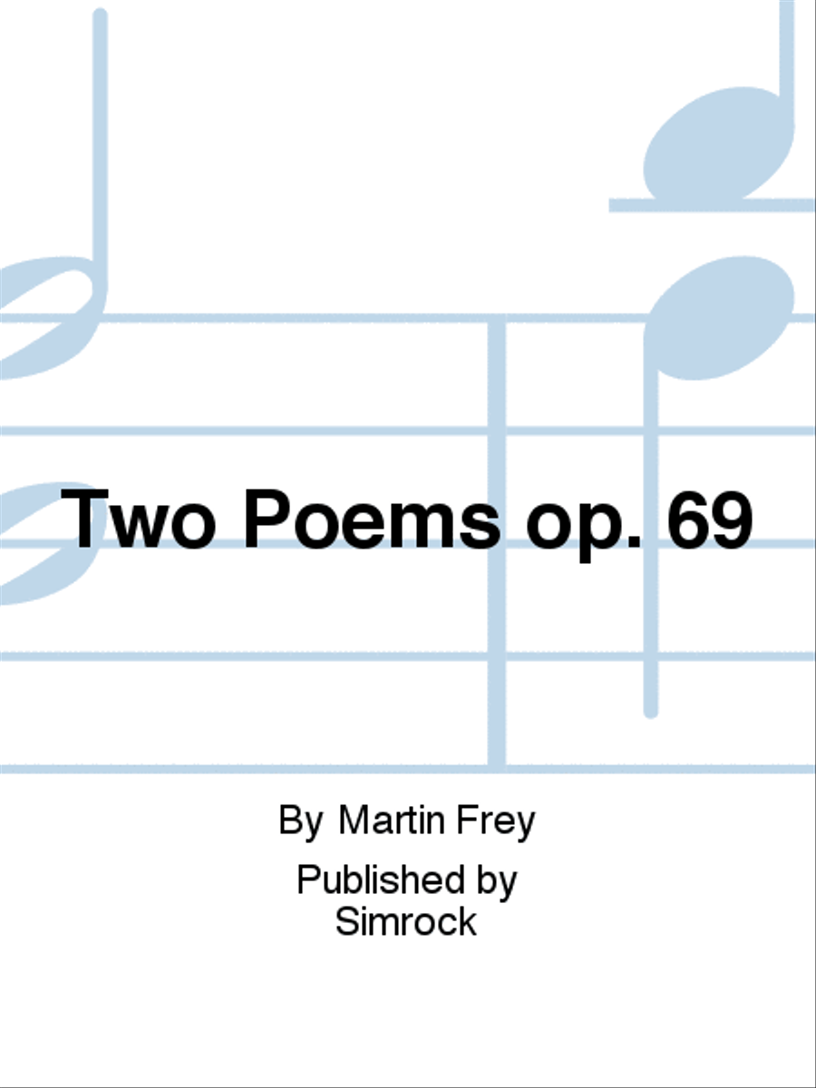 Two Poems op. 69 Two Poems op. 69 Piano Solo scores gallery preview page 1