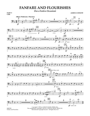 Fanfare and Flourishes (for a Festive Occasion) - Pt.5 - Cello