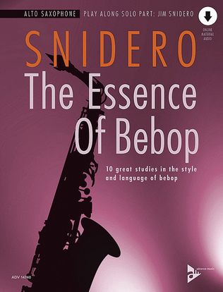 Book cover for The Essence of Bebop Alto Saxophone