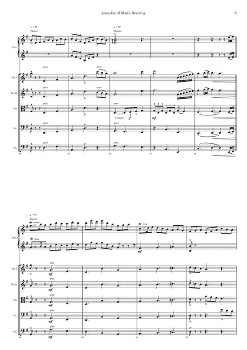 Jesu, Joy of Man's Desiring (Piano & Strings) image number null
