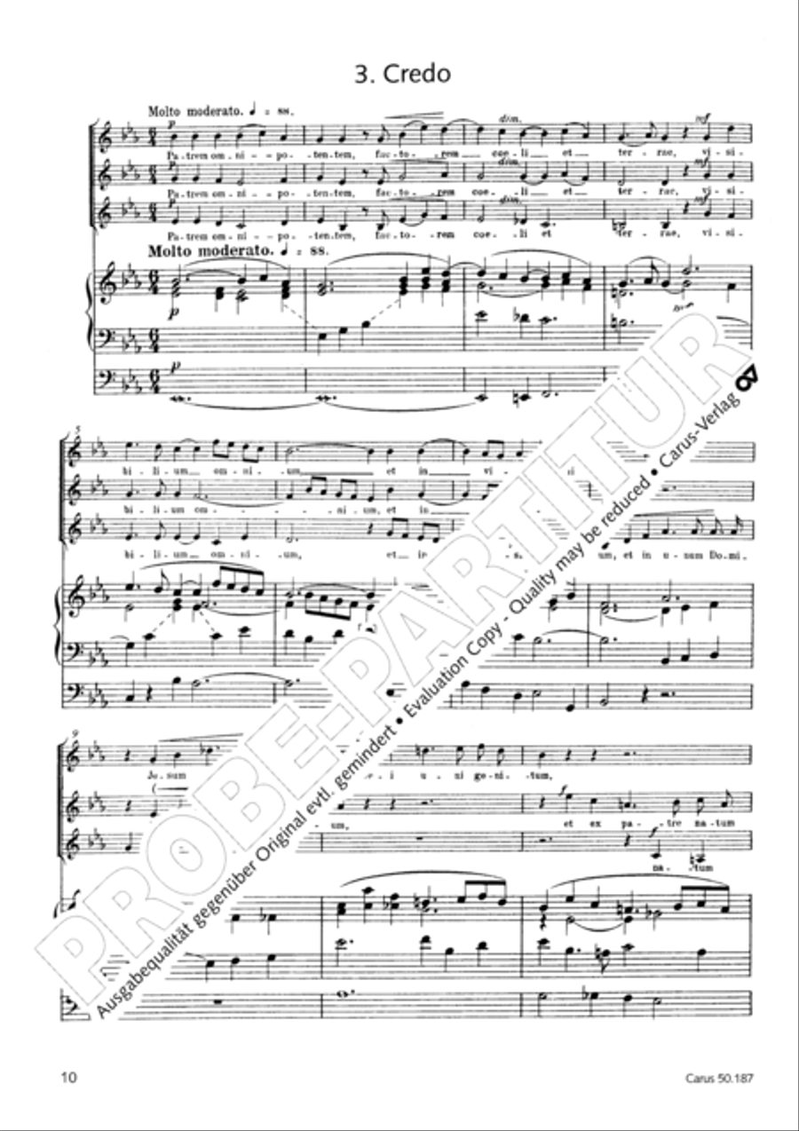 Mass in g minor SSA scores gallery preview page 11