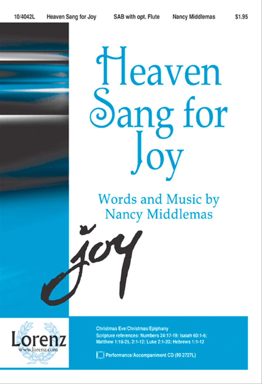 Heaven Sang for Joy Heaven Sang for Joy 3-Part scores gallery preview page 1