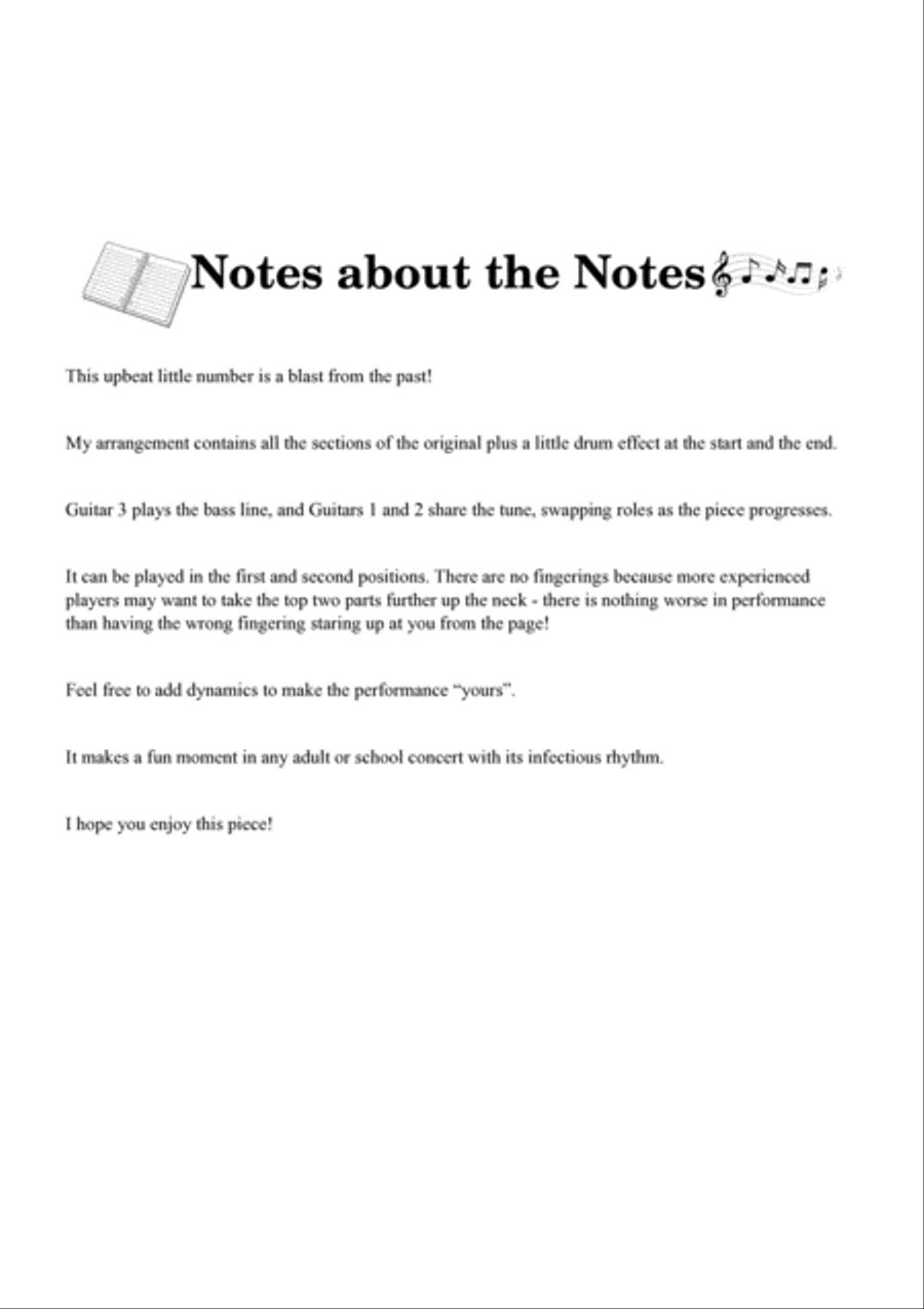 Spanish Flea Guitar Ensemble scores gallery preview page 3