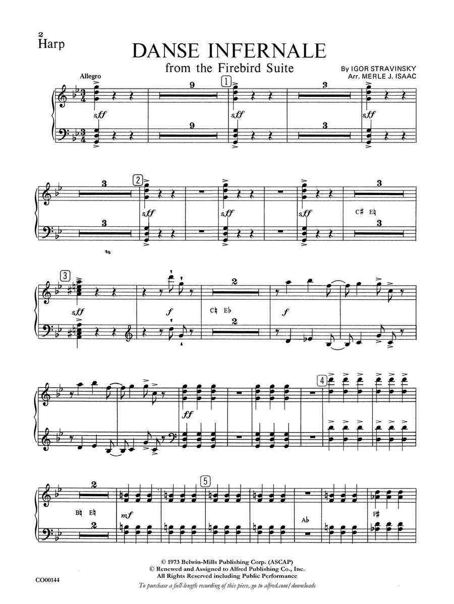 Danse Infernale: Harp