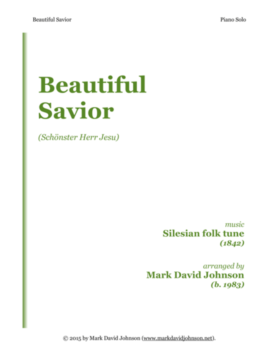 Beautiful Savior Beautiful Savior Piano Solo scores gallery preview page 1