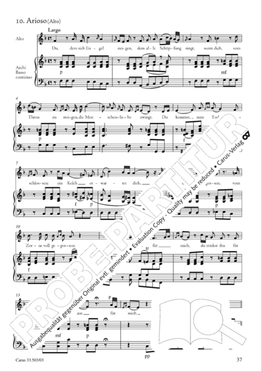 Passion according to St. Matthew (Passions-Musik nach dem Evangelisten Matthaus) SSATB scores gallery preview page 38