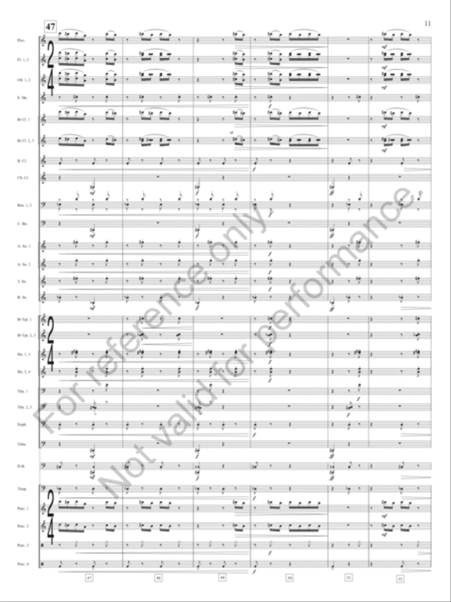 Arkansas Traveler Concert Band scores gallery preview page 12
