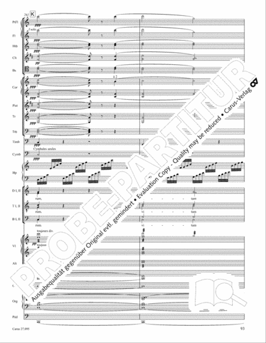 Messe solennelle de sainte Cecile STB scores gallery preview page 106