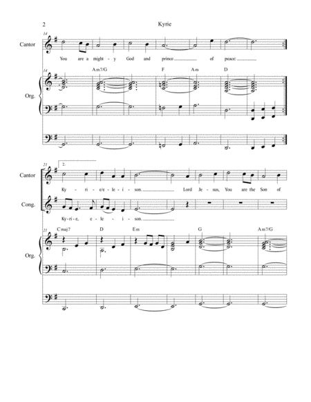 Mass of Our Lady of Mercy (Vocal Score) image number null