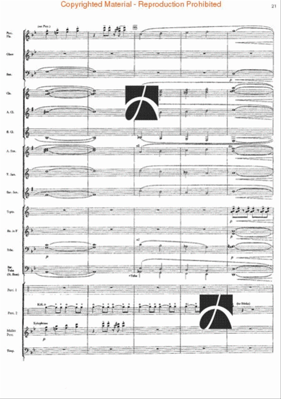 Jericho Jericho Concert Band scores gallery preview page 18
