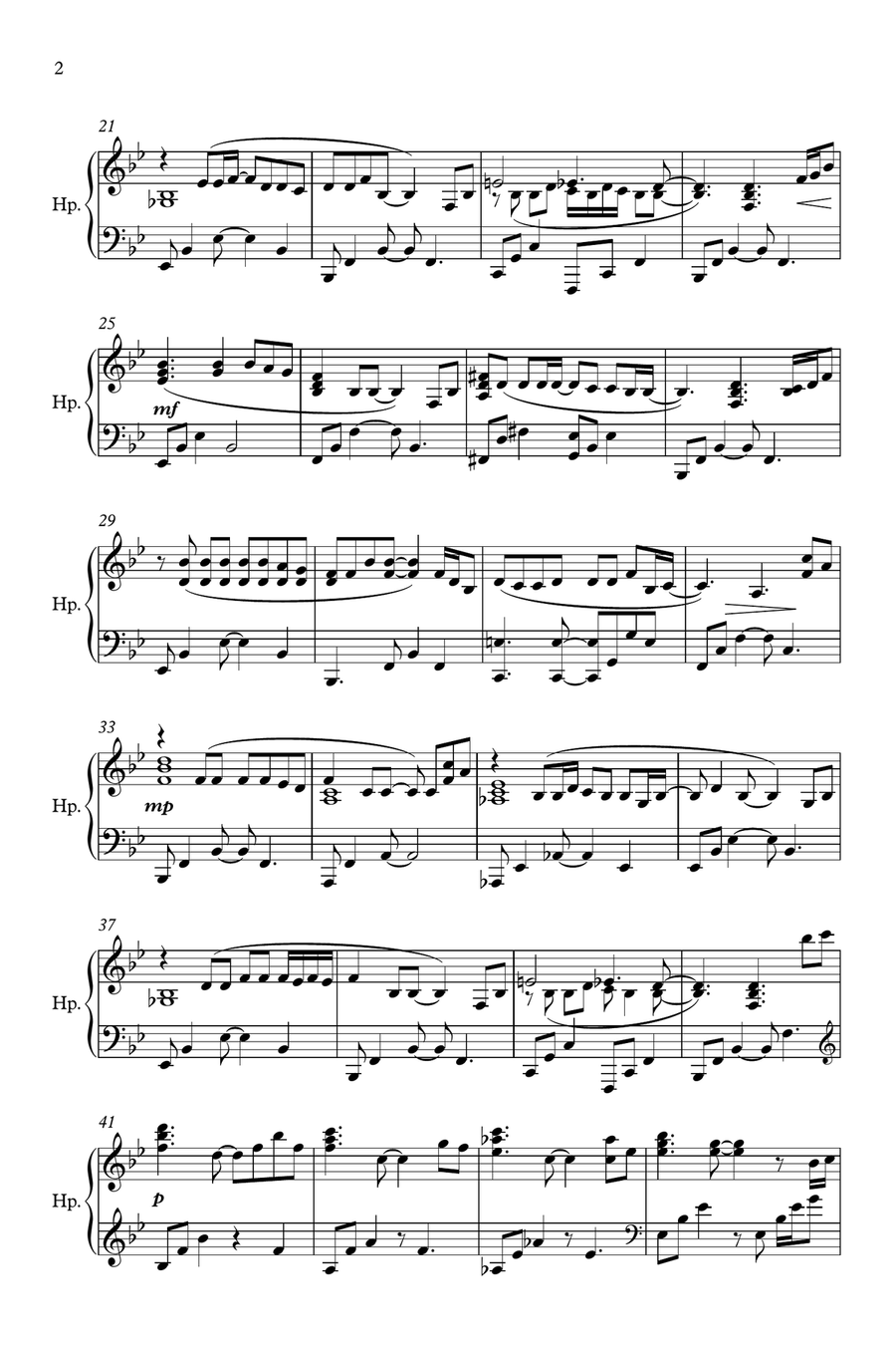 Make You Feel My Love Make You Feel My Love Harp scores gallery preview page 2