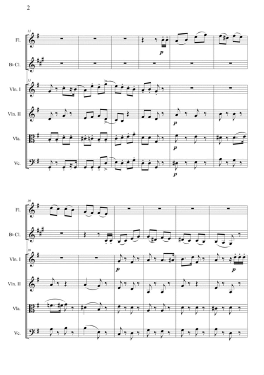 Nutcracker Op.71a - Overture Orchestra scores gallery preview page 2