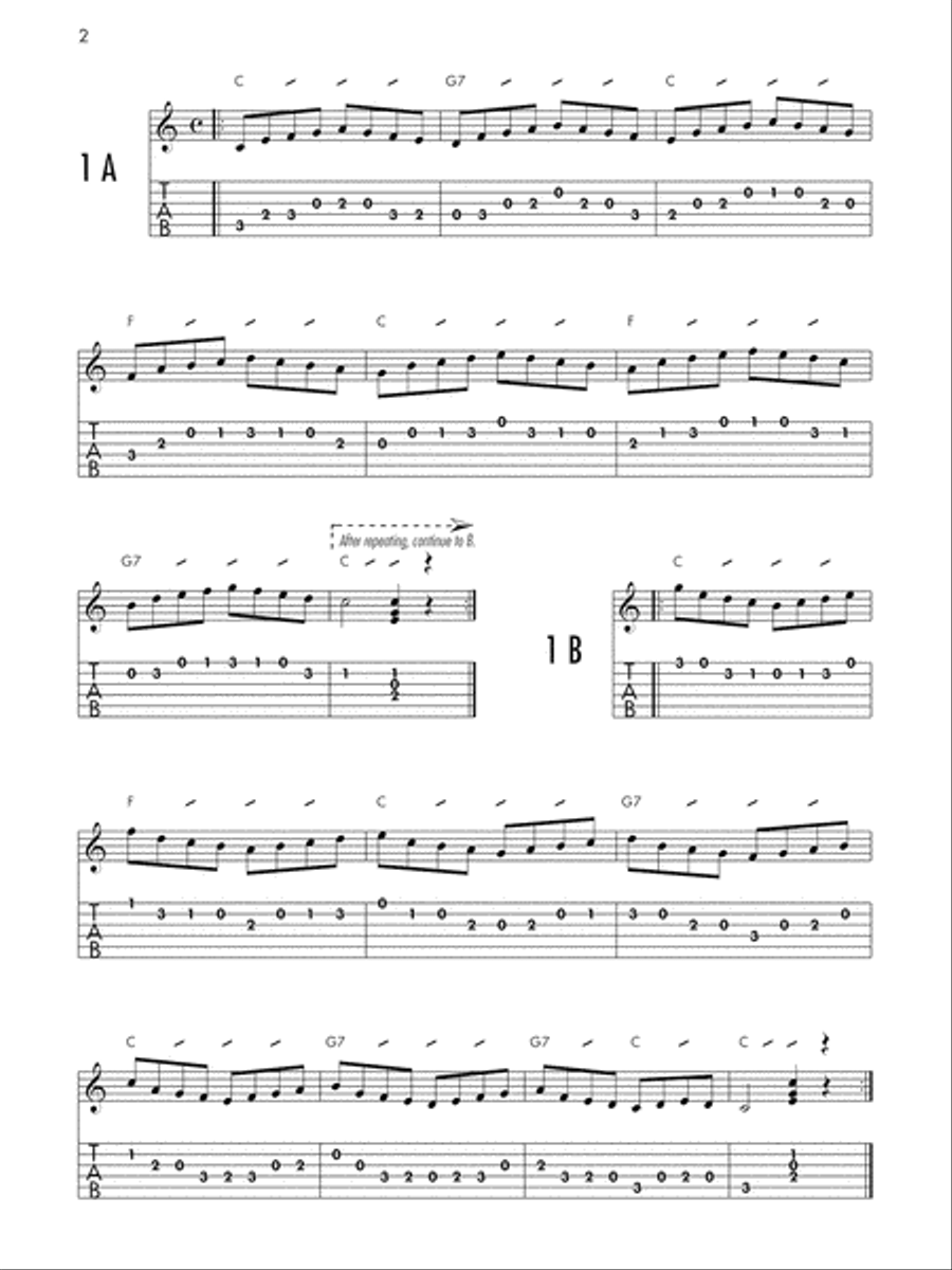 Hanon for Guitar - in Tab Classical Guitar scores gallery preview page 3