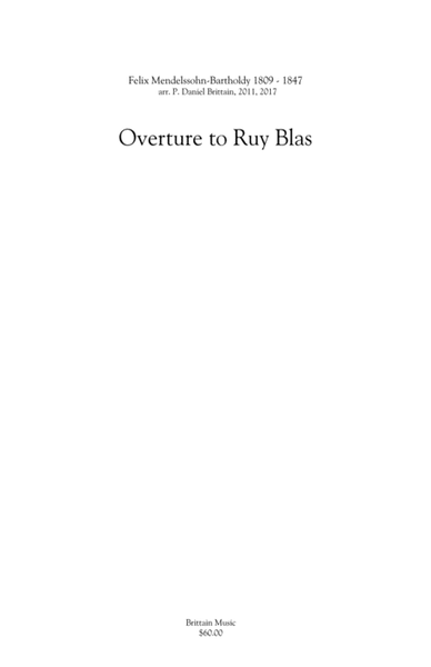 Overture to Ruy Blas image number null