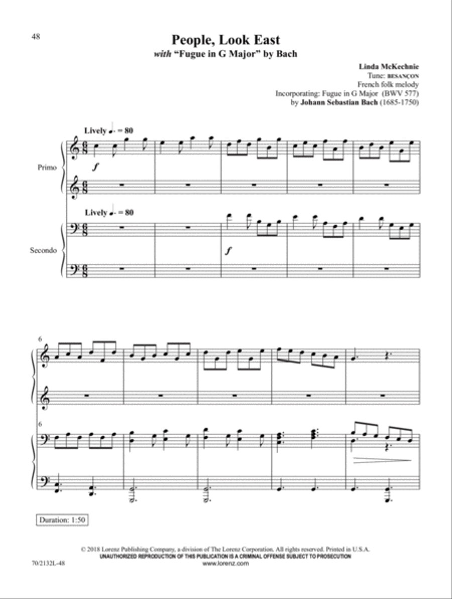A Year of Praise Piano Duet scores gallery preview page 9