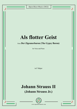 Johann Strauss II-Als flotter Geist,in F Major