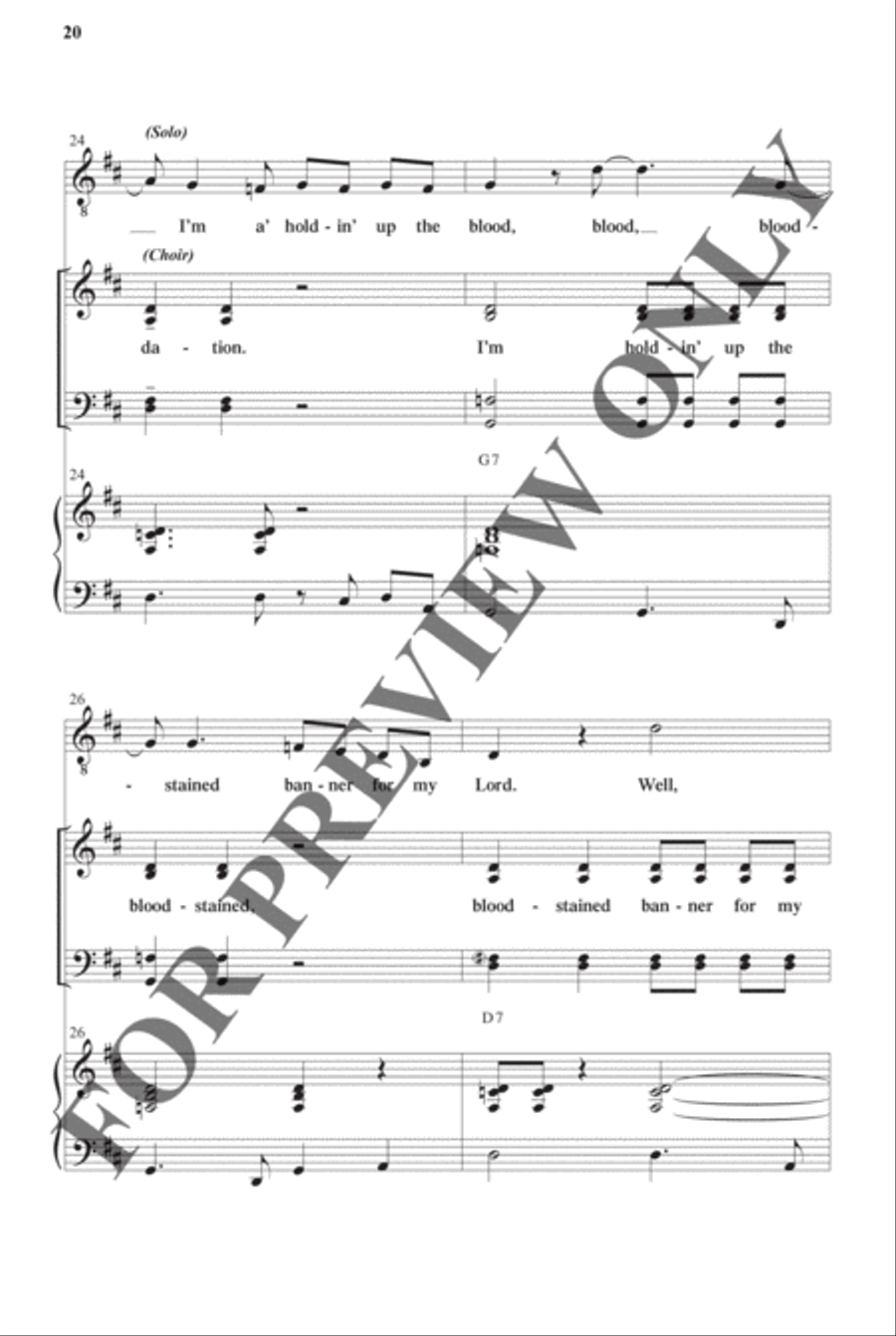 Southern Gospel Songs, Volume 2 - Choral Book Choir scores gallery preview page 21
