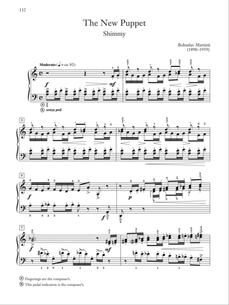 Anthology of 20th Century Piano Music with Performance Practices in Early 20th Century Piano Music Piano Solo scores gallery preview page 4