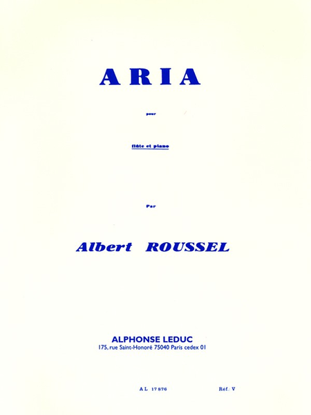 Aria - Flute et Piano