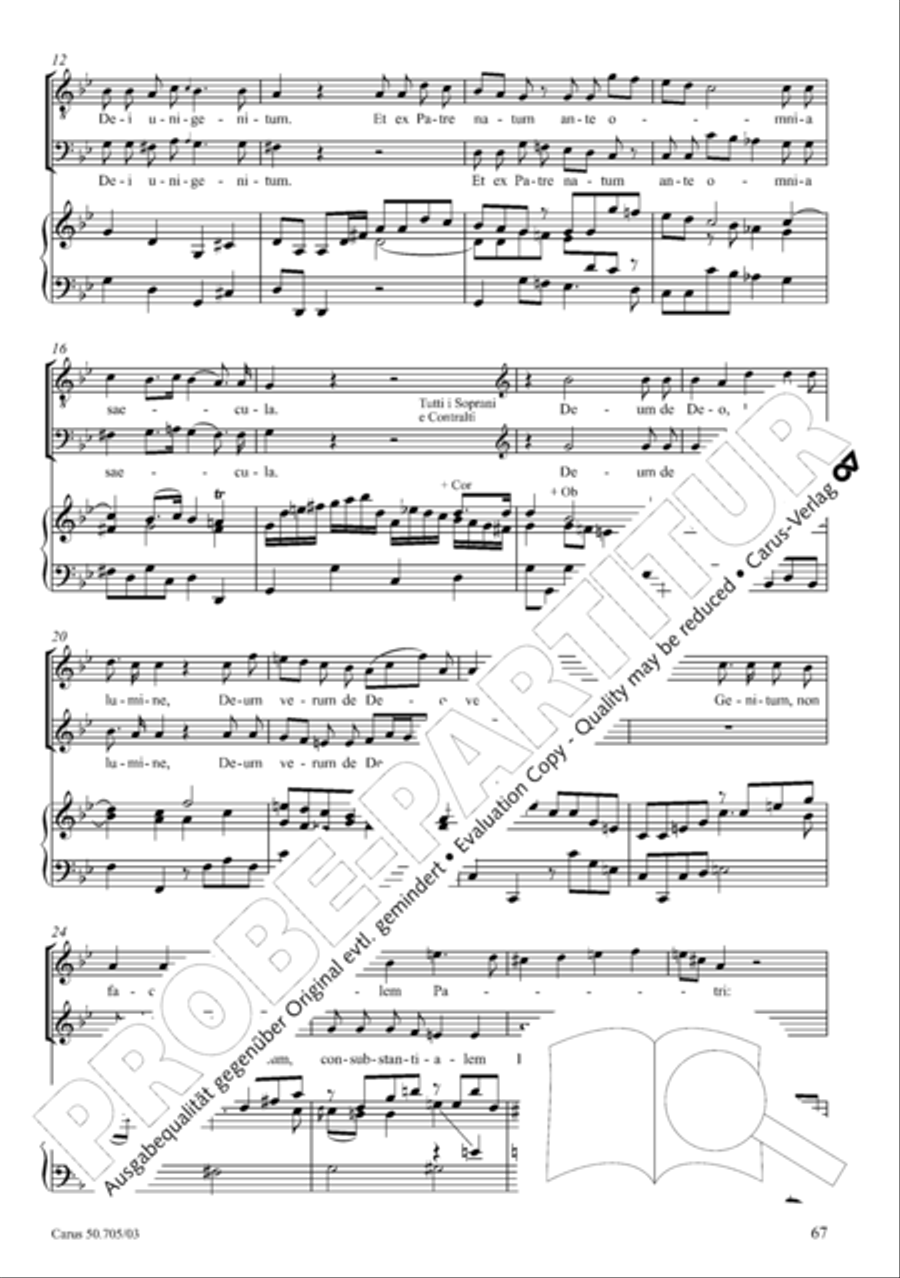 Missa in g. Hasse-Werkausgabe IV/3 4-Part scores gallery preview page 76