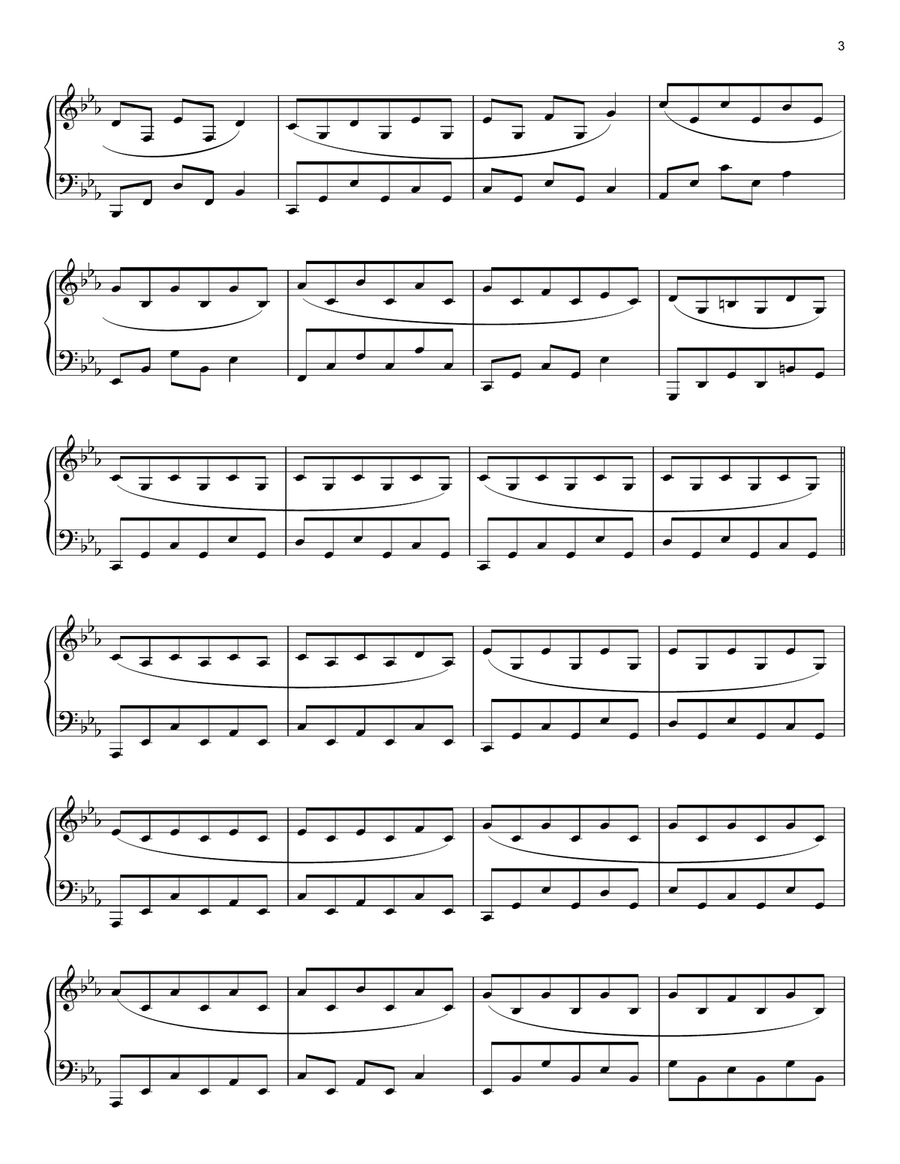 Give It Time Piano Solo scores gallery preview page 3