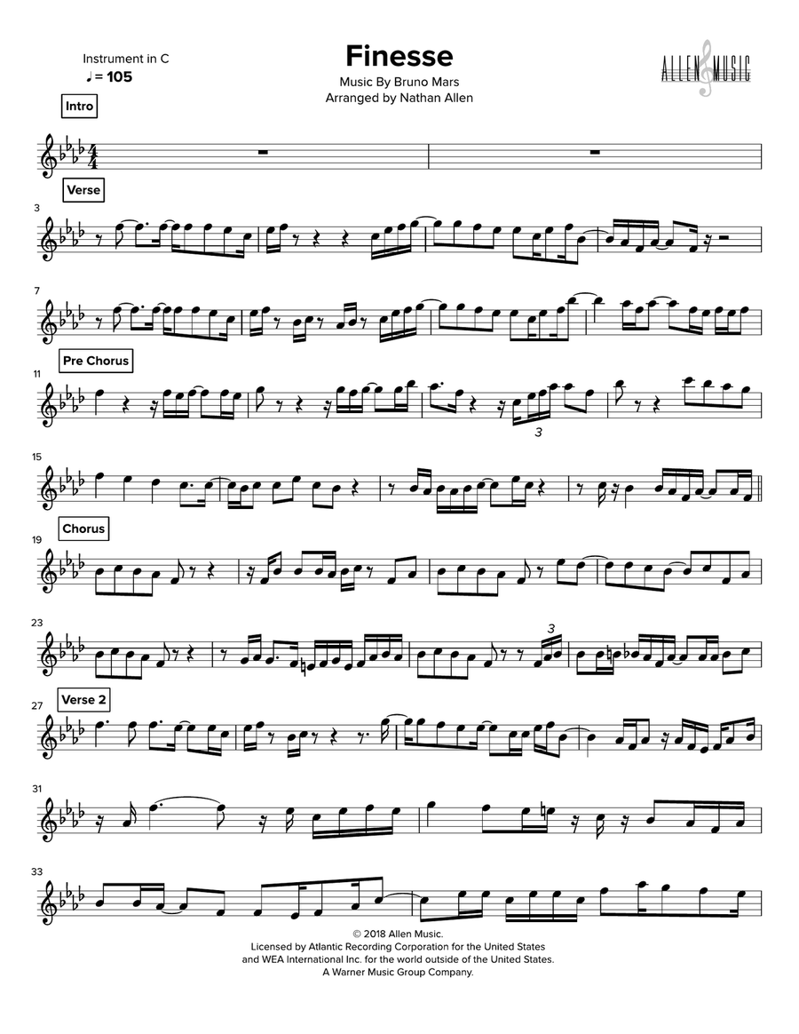 Finesse Small Ensemble scores gallery preview page 1