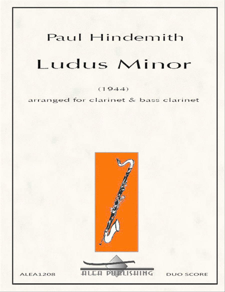 Ludus Minor Ludus Minor Bass Clarinet scores gallery preview page 1