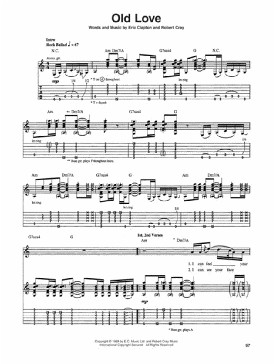Eric Clapton – Unplugged – Deluxe Edition Electric Guitar scores gallery preview page 7