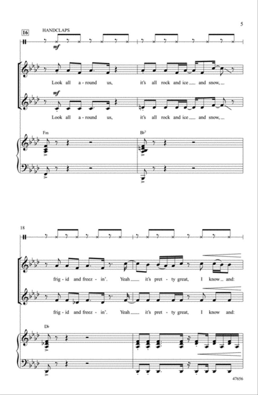Perfection Choir scores gallery preview page 4