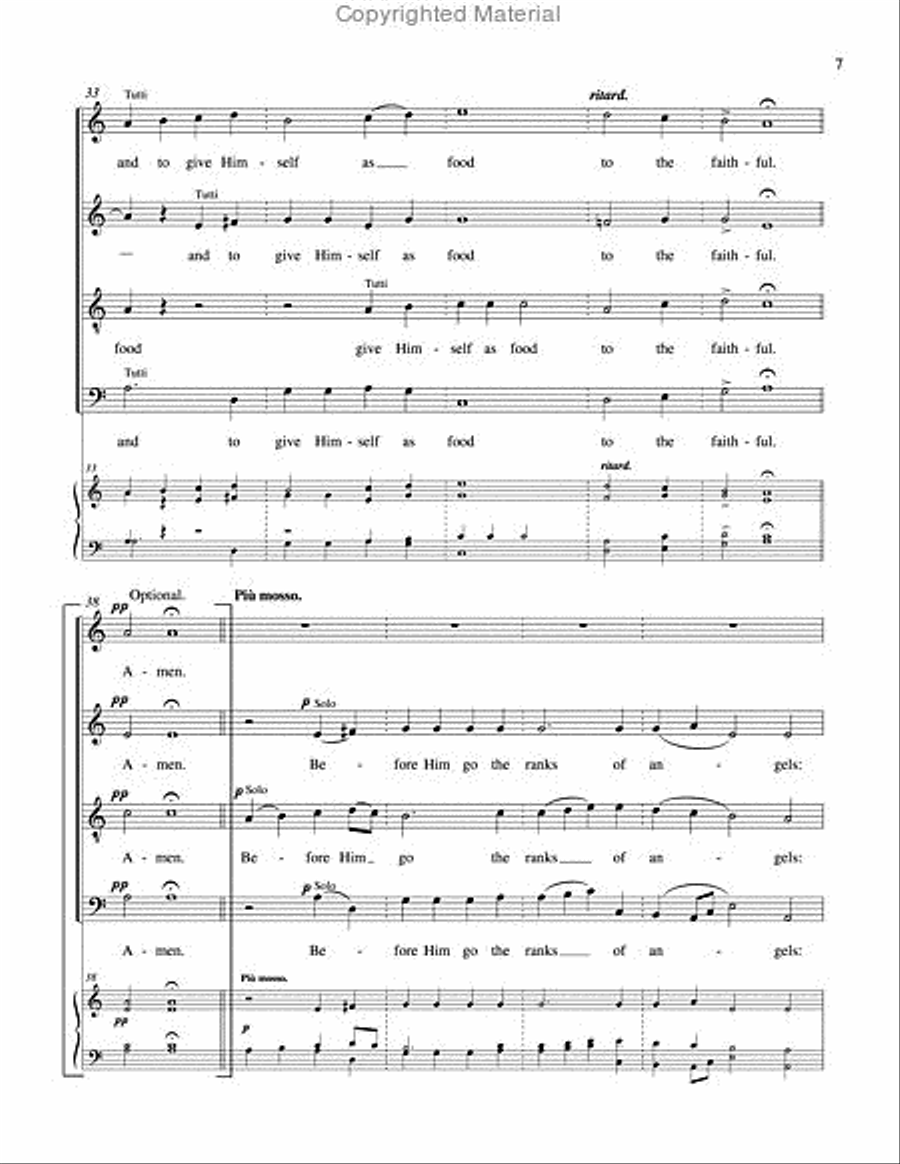 Let All Mortal Flesh Keep Silent 4-Part scores gallery preview page 6