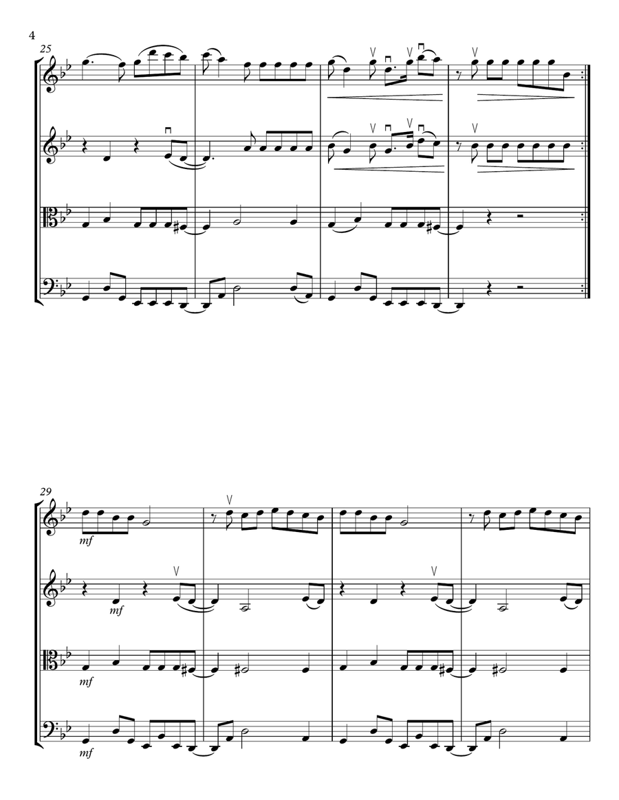Havana String Quartet scores gallery preview page 4