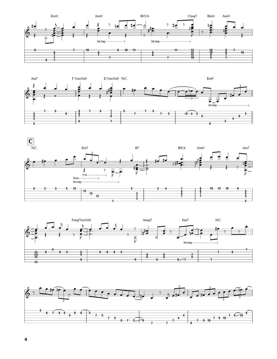 Nardis Electric Guitar scores gallery preview page 4
