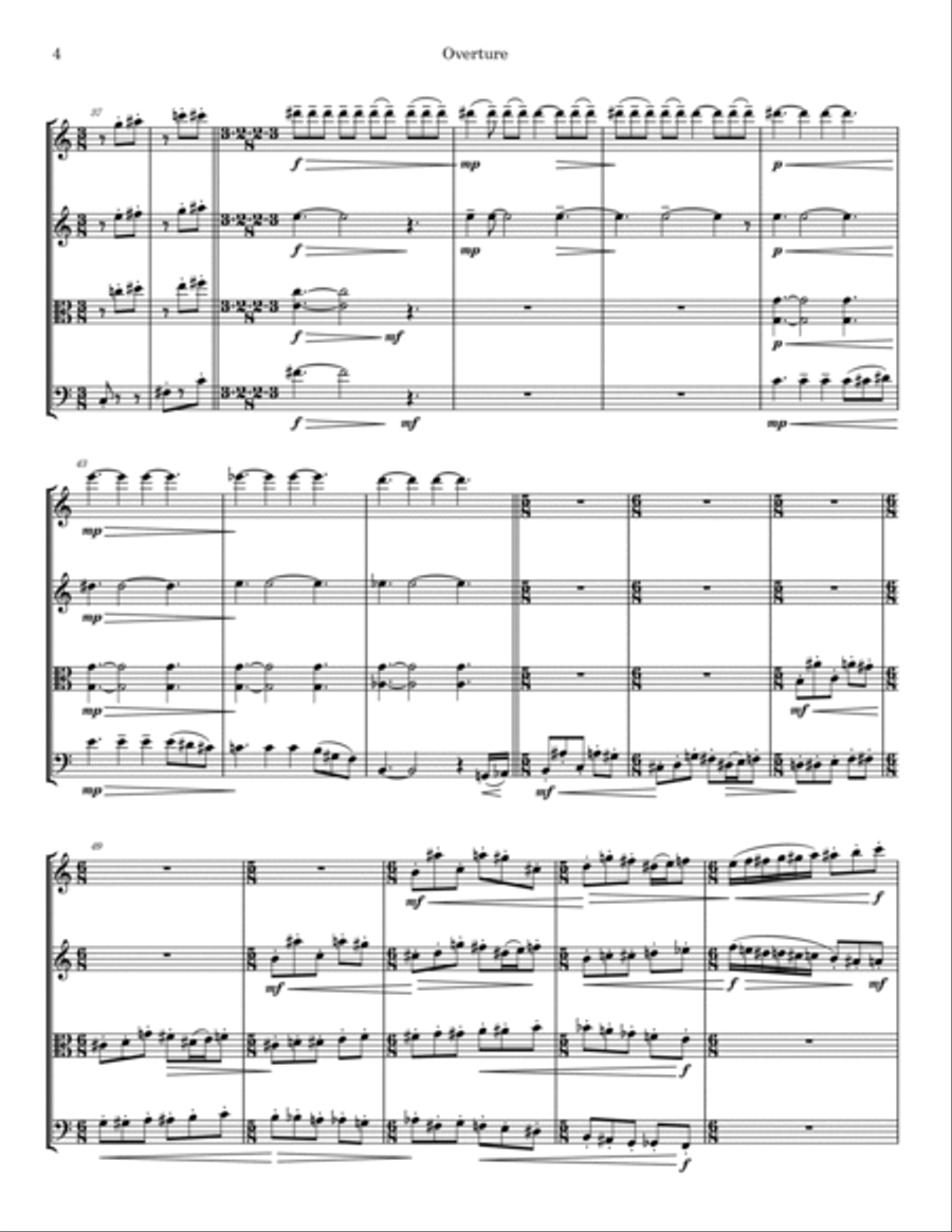 The Overtones - Musical Adventures of an Unusual Family Chamber Music scores gallery preview page 5