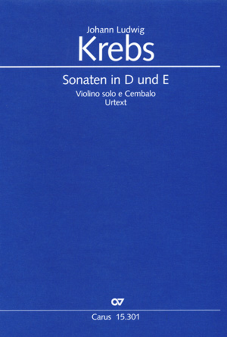 Sonaten in D und E (Sonates en re majeur et mi majeur)