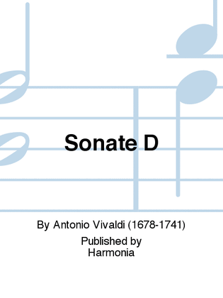 Book cover for Sonate D