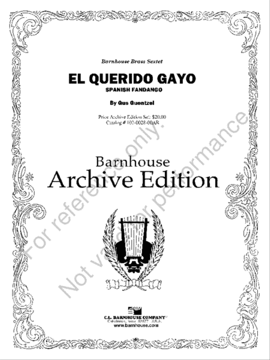 El Querido Gayo Chamber Music scores gallery preview page 2