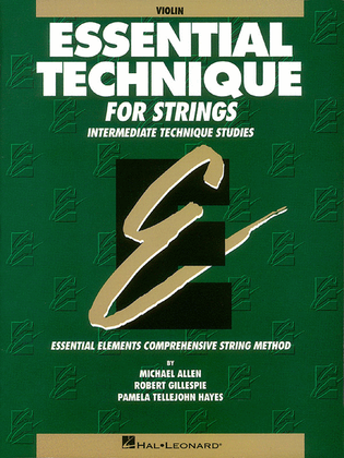 Book cover for Essential Technique for Strings (Original Series)