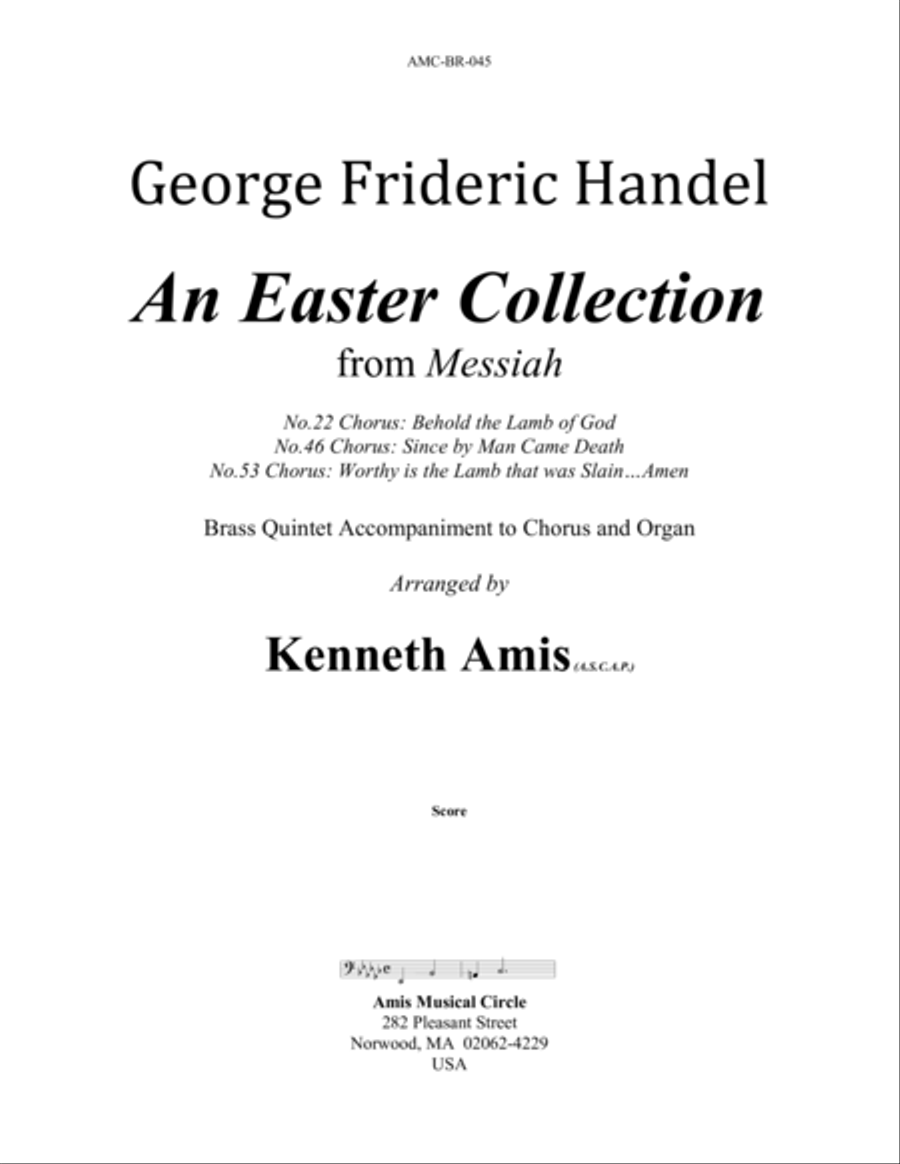 An Easter Collection from MESSIAH Brass Quintet scores gallery preview page 1