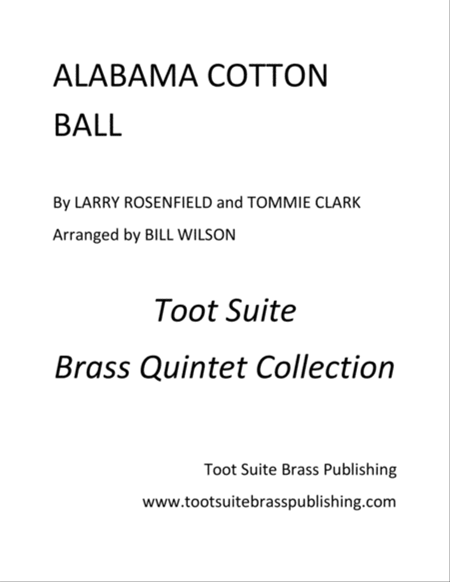 Alabama Cotton Ball Brass Quintet scores gallery preview page 1