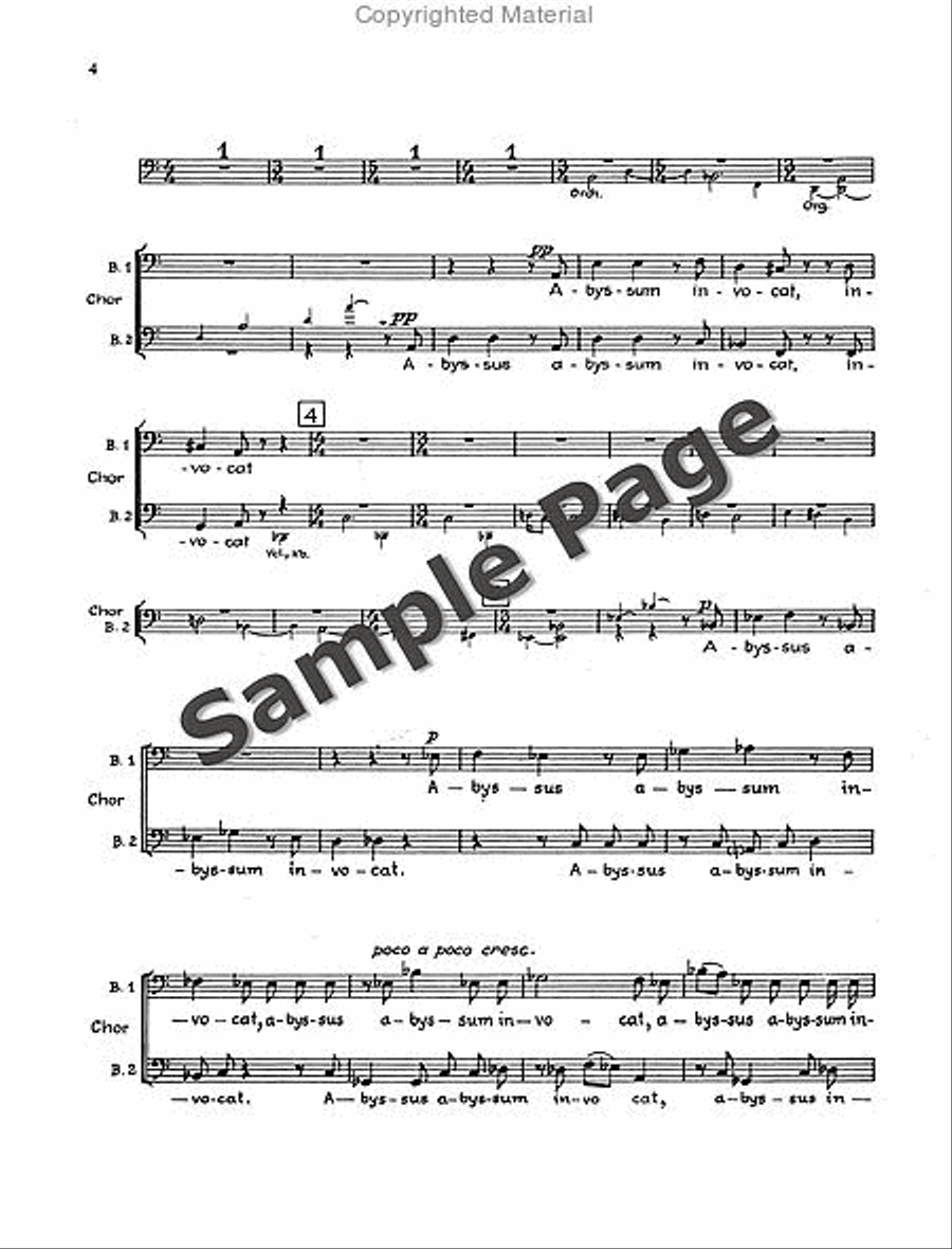 Sutermeister H Ecclesia Kantate (1972/73) 4-Part scores gallery preview page 5