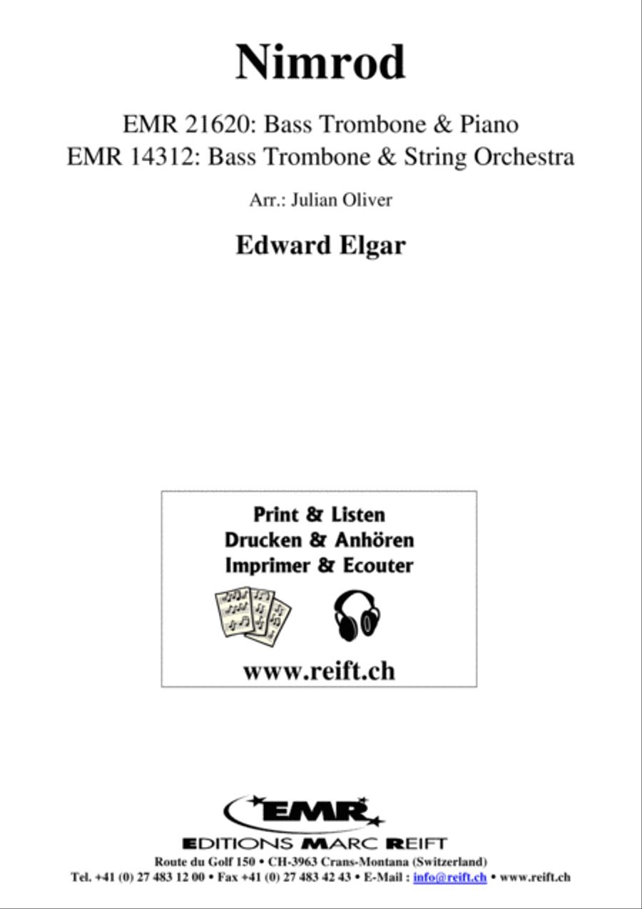 Nimrod Nimrod Bass Trombone scores gallery preview page 2