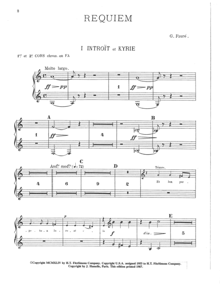 Requiem (Complete Orchestration) - HORN 1, 2, 3, & 4