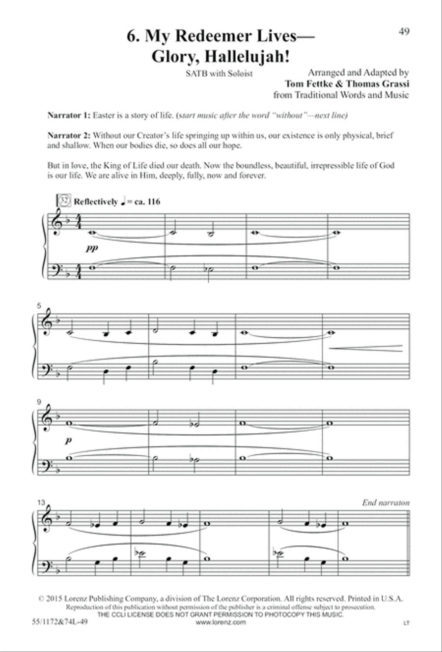 The Easter Story The Easter Story 4-Part scores gallery preview page 50