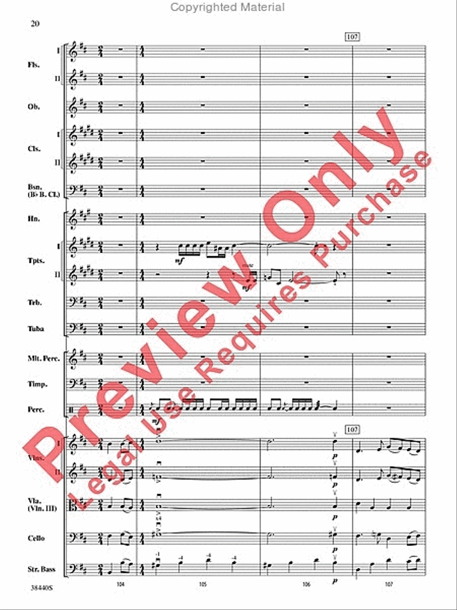 Leroy Anderson's Irish Suite, Part 1 (Themes from) Full Orchestra scores gallery preview page 21
