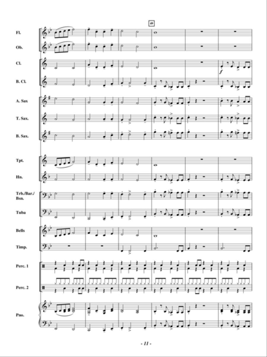 This Old Dude Concert Band scores gallery preview page 10