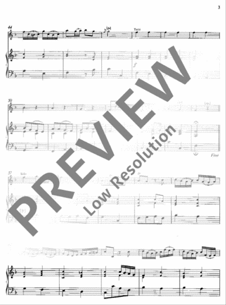 Concerto F major Concerto F major Soprano Recorder scores gallery preview page 6