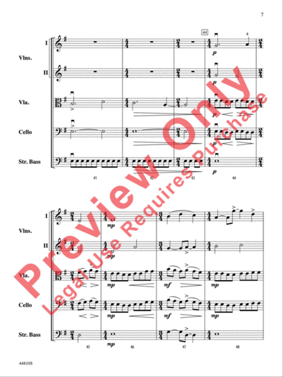 Hidden Dimensions String Orchestra scores gallery preview page 31